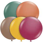 TUFTEX 17 inch TUFTEX AUTUMN ASSORTMENT Latex Balloons 17070-M