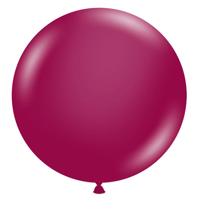 TUFTEX 17 inch TUFTEX CRYSTAL BURGUNDY Latex Balloons 17012-M