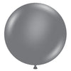 TUFTEX 17 inch TUFTEX GRAY SMOKE Latex Balloons 17080-M