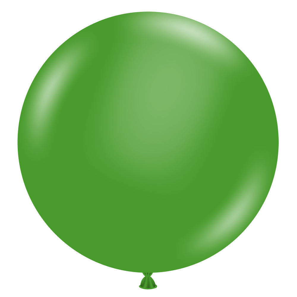 TUFTEX 17 inch TUFTEX GREEN Latex Balloons 17004-M