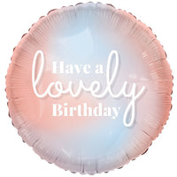 TUFTEX 18 inch LOVELY BIRTHDAY Foil Balloon 78310-M-P