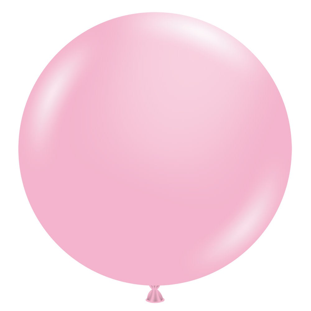 TUFTEX 24 inch TUFTEX BABY PINK Latex Balloons 24022-M