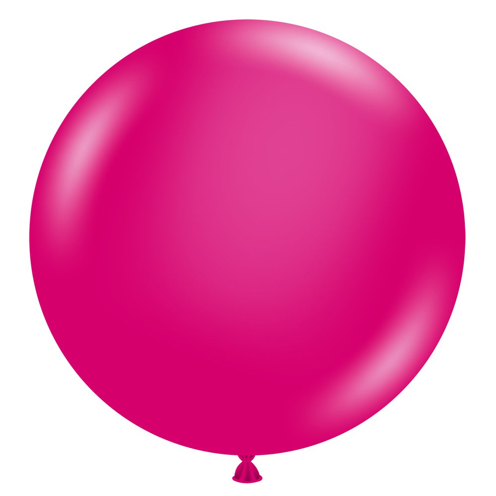 TUFTEX 24 inch TUFTEX CRYSTAL MAGENTA Latex Balloons 24016-M