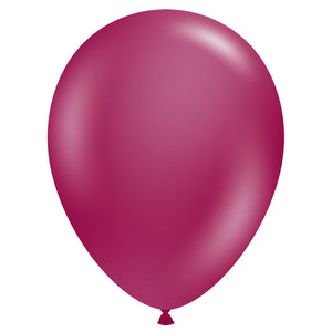 TUFTEX 5 inch TUFTEX CRYSTAL BURGUNDY Latex Balloons 15012-M