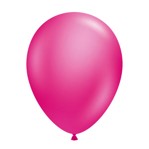 TUFTEX 5 inch TUFTEX METALLIC FUCHSIA Latex Balloons 15058-M