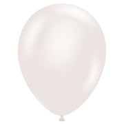 TUFTEX 5 inch TUFTEX PEARL SUGAR WHITE Latex Balloons 15037-M