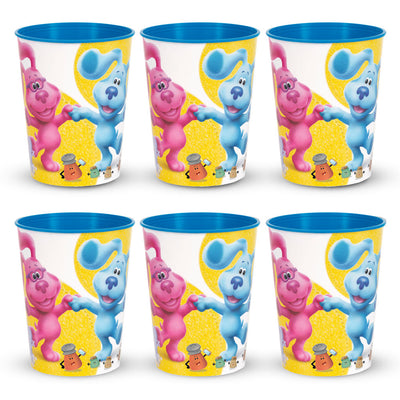 Unique 16 oz. BLUE'S CLUES PLASTIC STADIUM CUPS (6 PK) Cups 24437-UN