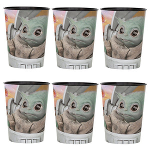 Unique 16 oz. MANDALORIAN - THE CHILD PLASTIC STADIUM CUPS (6 PK) Cups 78327-UN