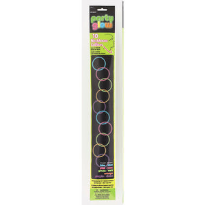 Unique 22 inch GLOW NECKLACES (10 PK) Novelties 55017-UN