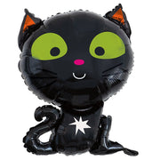 Unique 27 inch GIANT BLACK CAT Foil Balloon 78013-UN-P