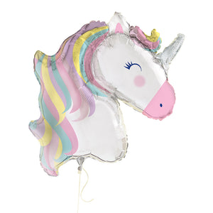 Unique 42 inch UNICORN RAINBOW PRETTY PASTEL Foil Balloon 56709-UN-P