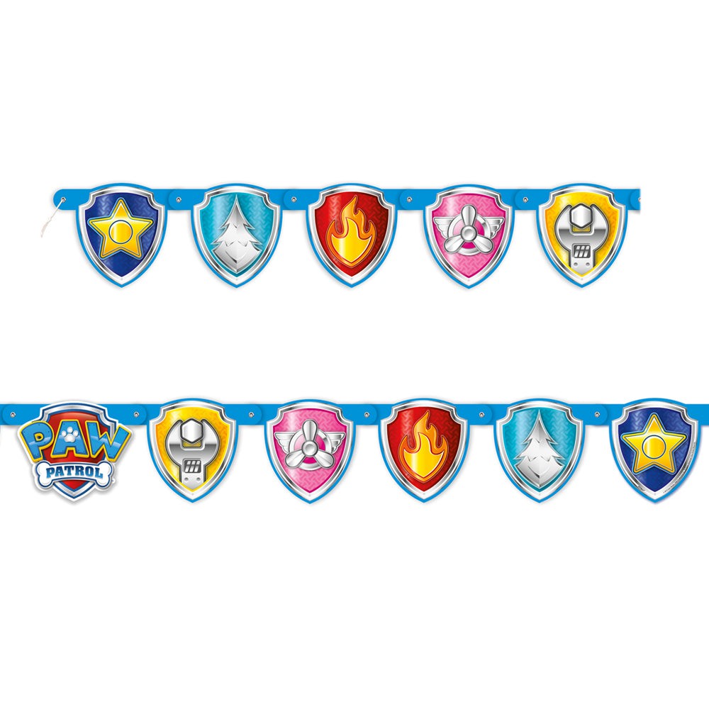 Unique 6.5ft PAW PATROL JOINTED HAPPY BIRTHDAY BANNER Party Decor 77429-UN