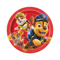 Unique 7 inch PAW PATROL ROUND DESSERT PLATES (8 PK) Plates 77424-UN