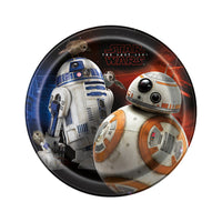 Unique 7 inch STAR WARS EPISODE VIII ROUND DESSERT PLATES (8 PK) Plates 59414-UN