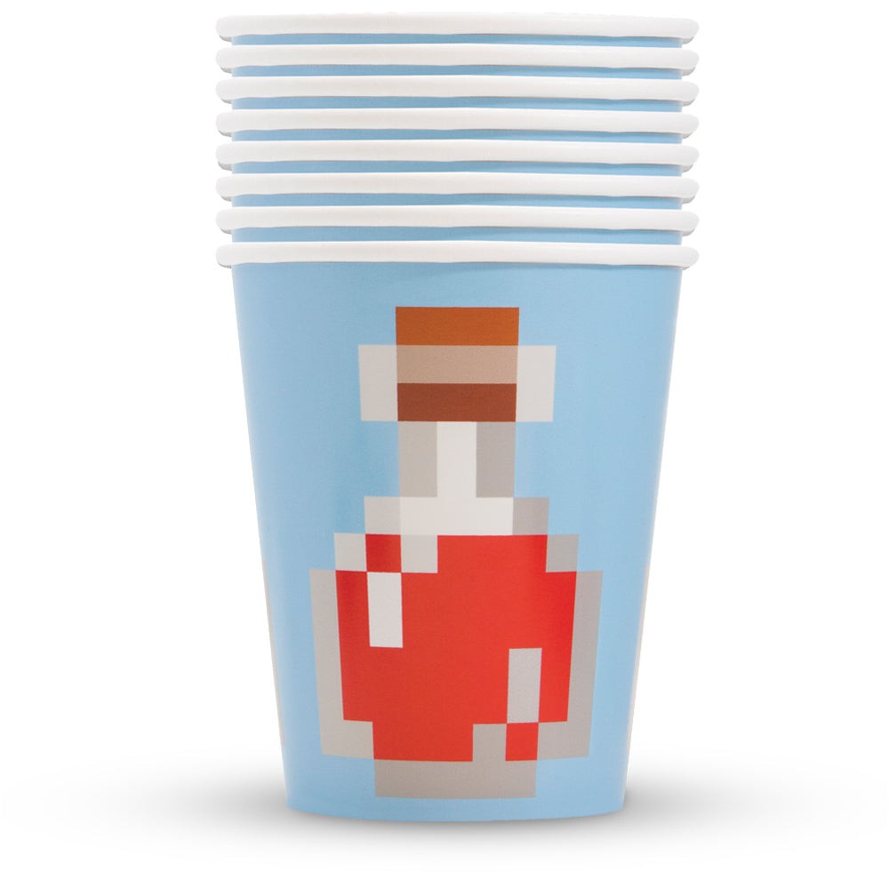 Unique 9 oz. MINECRAFT PAPER CUPS (8 PK) Cups 79406-UN