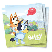 Unique BLUEY LUNCHEON NAPKINS (16 PK) Party Decoration 29502-UN