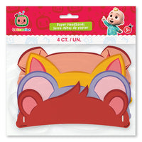 Unique COCOMELON PAPER HEAD BANDS Novelties 23813-UN