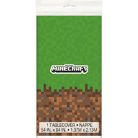 Unique MINECRAFT PLASTIC TABLE COVER 54 inch X 84 inch Table Covers 79403-UN