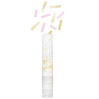 Unique OH BABY GENDER REVEAL CONFETTI CANNON PINK & GOLD (GIRL) Confetti 61845-UN