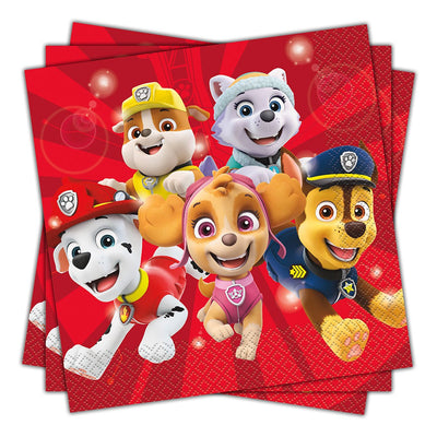 Unique PAW PATROL LUNCHEON NAPKINS (16 PK) Napkins 77452-UN