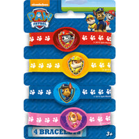 Unique PAW PATROL STRETCH BRACELETS (4 PK) Novelties 48381-UN