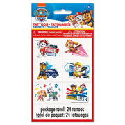 Unique PAW PATROL TATTOO SHEETS (24 PK) Novelties 77439-UN