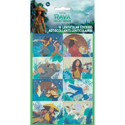 Unique RAYA & THE LAST DRAGON LENTICULAR 3D STICKERS (16 PK) Novelties 78302-UN